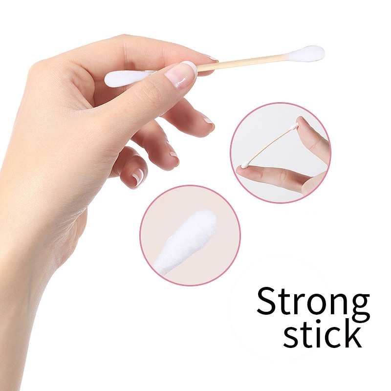 100 Tăm bông PFFEE kiểu hai đầu chất lượng cao