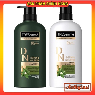 Dầu gội xả Tresemme Detox‎ Nourish Thái Lan (chiết xuất gừng và trà xanh)
