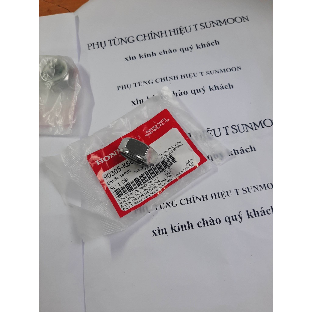 Đai ốc 16mm Đai ốc bánh sau xe ga lead sh vision ab honda