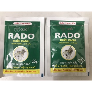 Bộ 3 gói thuốc diệt ruồi Rado 20g