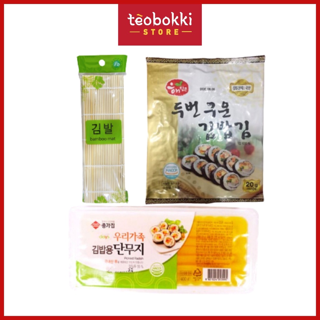 [SHIP HCM] Combo 3 món nguyên liệu làm kimbap