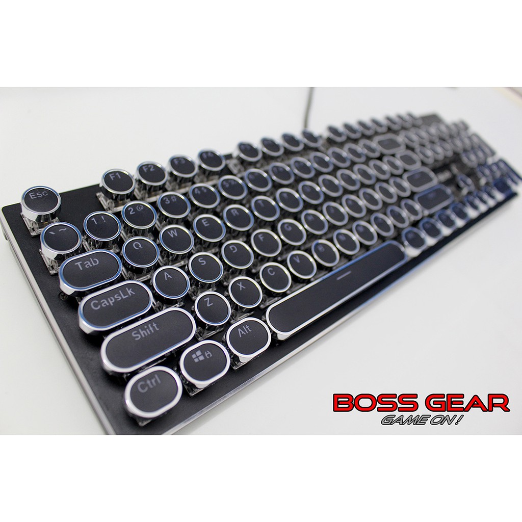 Bộ Keycap Tròn Bọc Viền Bạc Siêu Đẹp dành cho bàn phím cơ