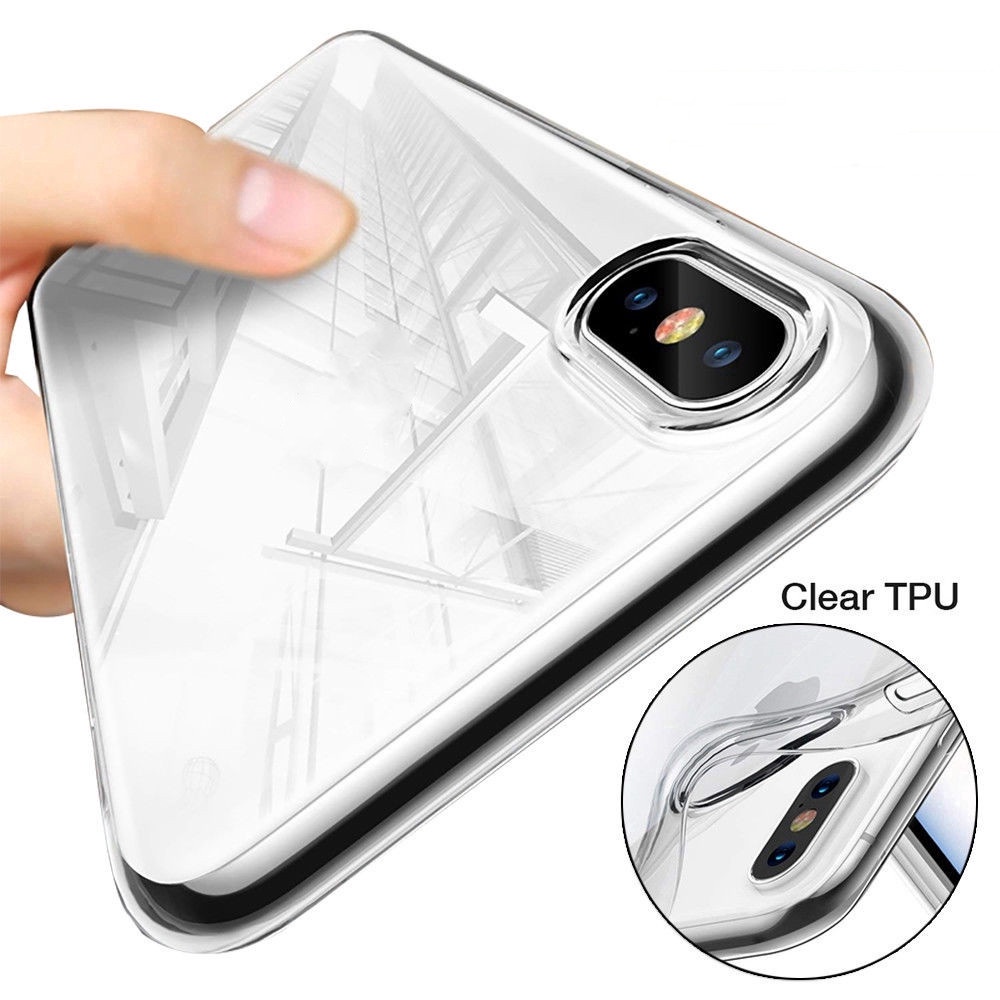 Ốp điện thoại chống sốc siêu mỏng sang trọng cho  Compatible For iPhone XS XR XS MAX