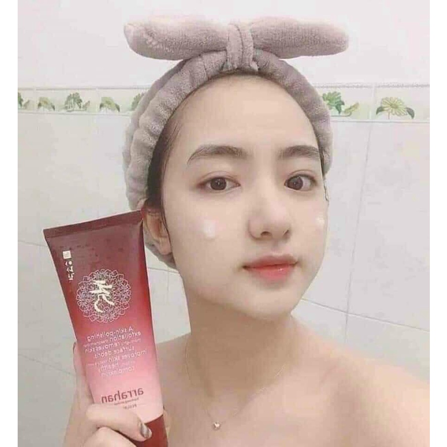 Gel Tẩy Tế Bào Chết Nhân Sâm Arahan Cao Cấp 180ml Trắng Da Se Khít Lỗ Chân Lông