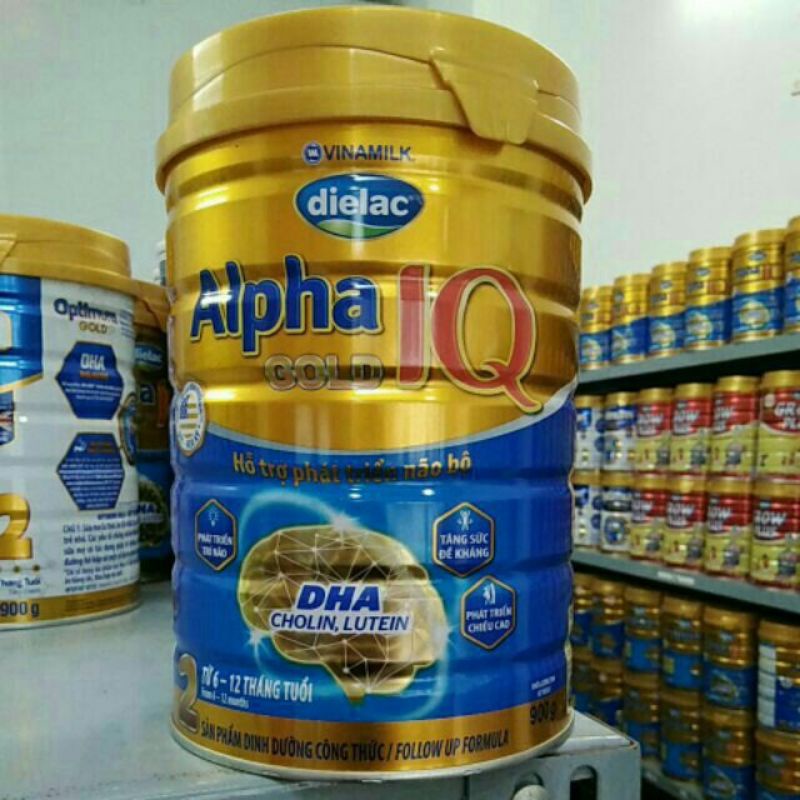 [Chính Hãng Vinamilk]Sữa Dielac Alpha Gold 1,2 900g Cho Trẻ dưới 1 tuổi