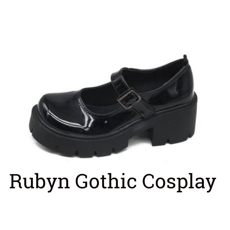 [CÓ SẴN] 🍁 Giày Lolita Oxford đế cao cosplay học sinh Nhật Bản ( BÓNG VÀ NHÁM ) -h91 | BigBuy360 - bigbuy360.vn