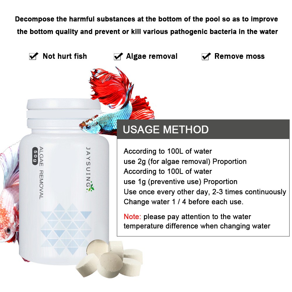 Bột Vệ Sinh Rêu Cho Bể Cá Cảnh | BigBuy360 - bigbuy360.vn
