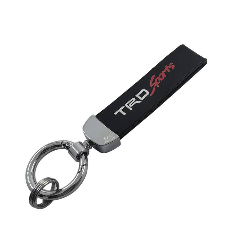 1 x Móc khóa logo xe hơi xe máy đua TRD TRD SPORT chất lượng cao