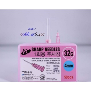 ĐẦU KIM TIÊM NANO 32G 4MM - Hàn Quốc