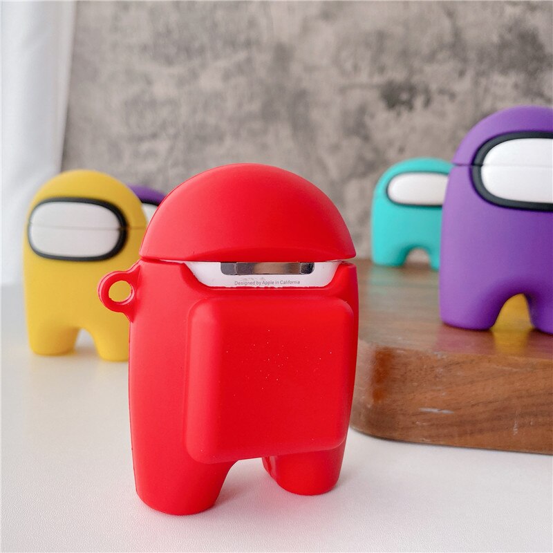 Vỏ bảo vệ hộp sạc tai nghe không dây bluetooth họa tiết game Among Us PVP đáng yêu cho Airpods 1 2 3 Pro | BigBuy360 - bigbuy360.vn