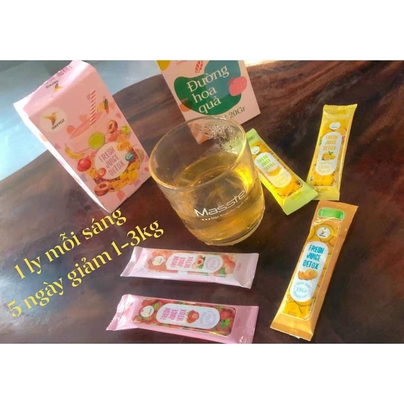Detox fresh juice havyco trái cây giúp thanh nhiệt giải độc hiệu quả