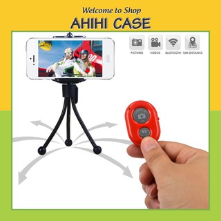 Remote Chụp Ảnh Cho Điện Thoại Kết Nối Bluetooth Nhiều Màu