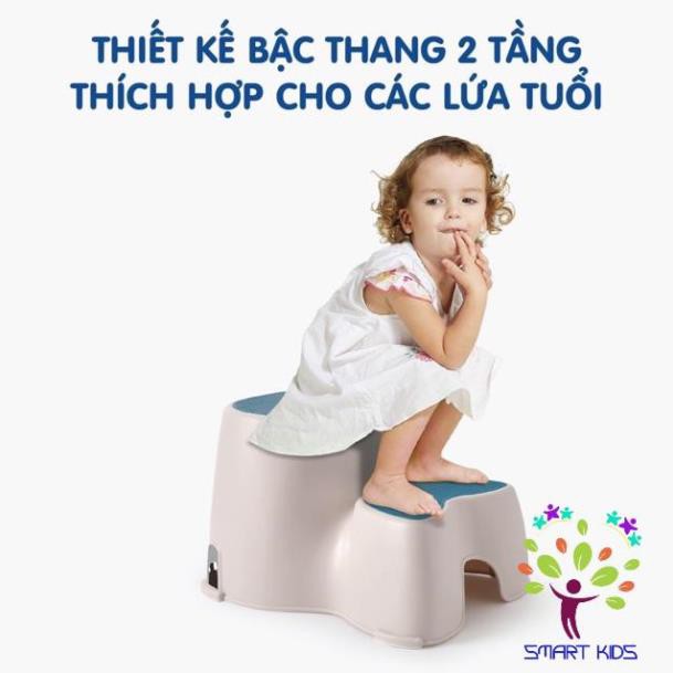 { SALE221 } Ghế bậc kê chân ngồi toilet cho bé HOLLA ( Hàng NEW )