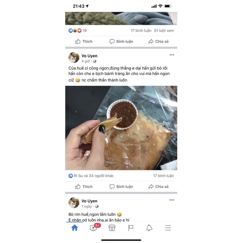 Bánh tráng dẻo tôm chấm muối tắc cay - bì lớn 5xấp bánh to