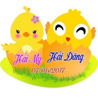 Biển tên treo phông sinh nhật