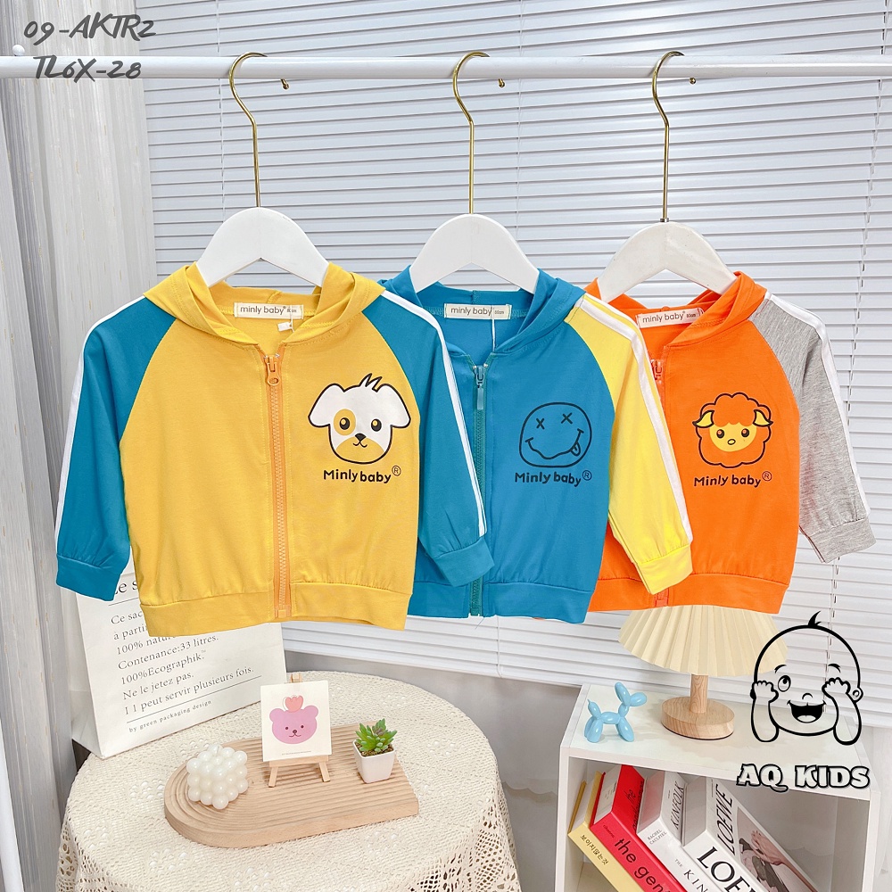 [Sịn] Áo Khoác Thun Lạnh Cho Bé Trai, Bé Gái Hàng Chính Hãng Minlybaby - Unibaby Store - AKTR2
