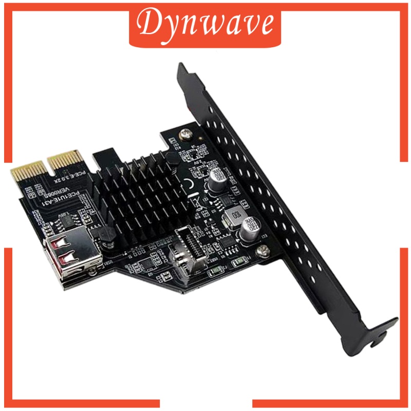 [DYNWAVE] USB3.1 Expansion Card 10 Gbit/s PCI Express 3.0 X2 Adapter for Desktop