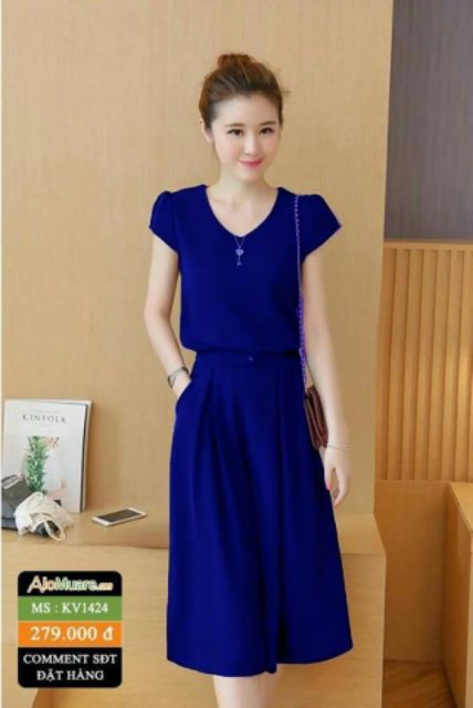 SÉT BỘ ỐNG RỘNG VẢI CÁT HÀN CỰC đẹp | BigBuy360 - bigbuy360.vn