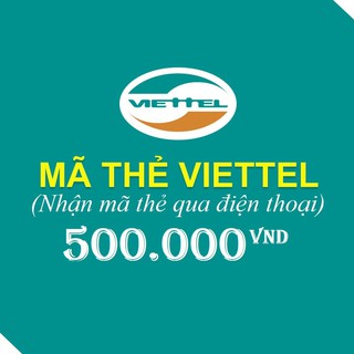 Mã thẻ Viettel 500.000