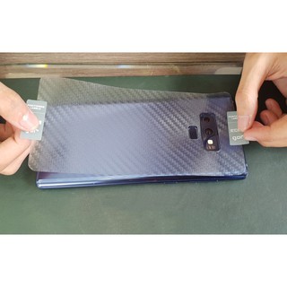 Dán carbon mặt sau Samsung Note 8 Note 9 7 FE S8 S9 Plus S7 edge