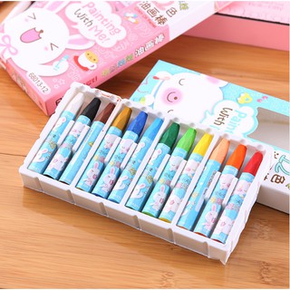 Bộ 12 bút sáp màu cho bé
