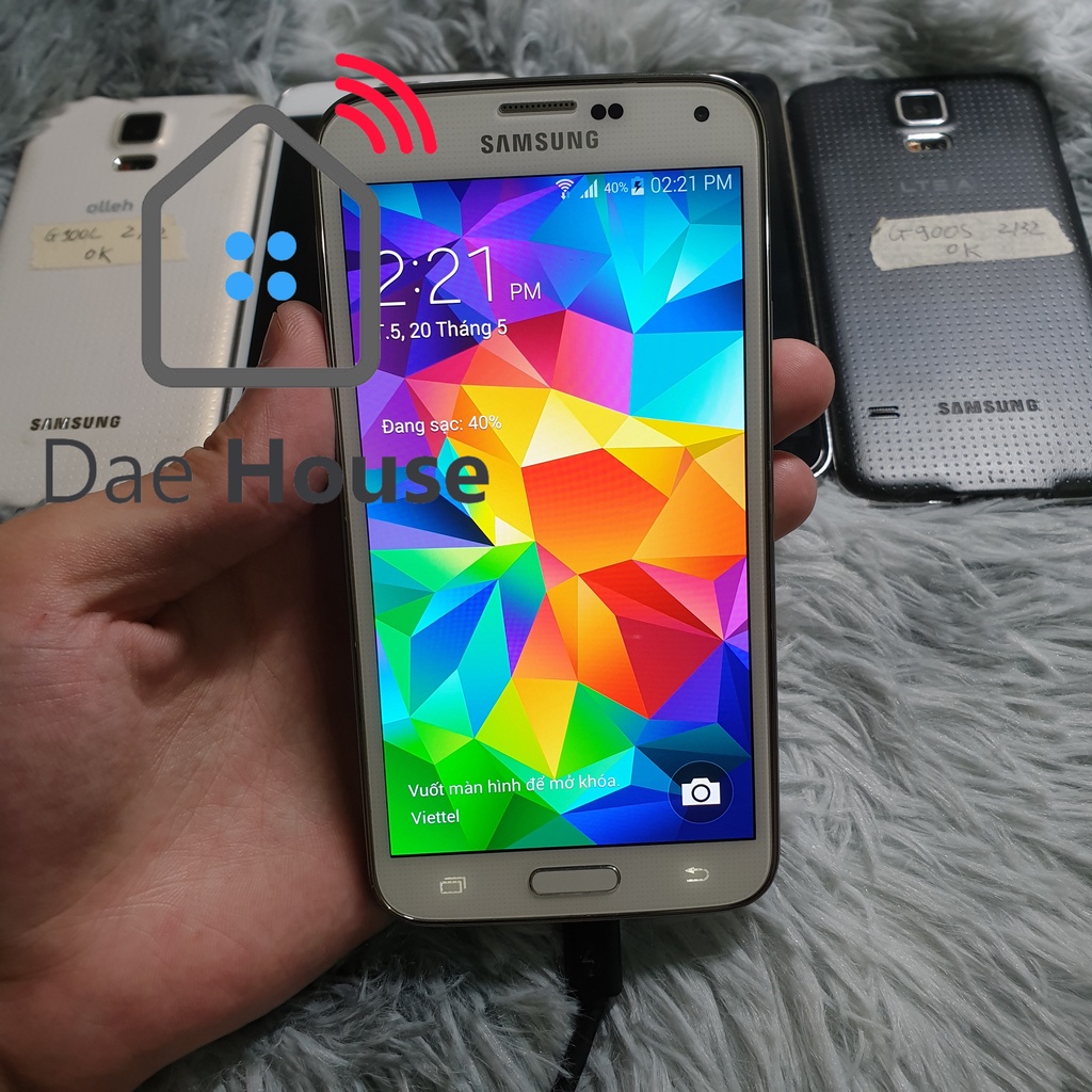Điện thoại Samsung Galaxy S5 giá rẻ dưới 1 triệu chơi game mượt, camera đẹp, màn hình Super Amoled
