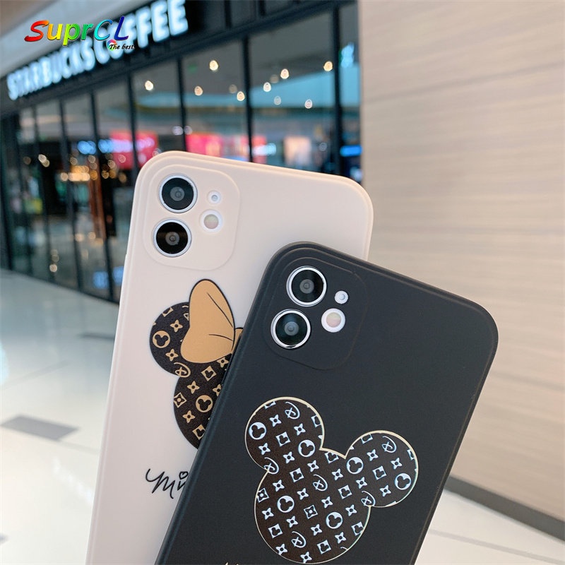 Ốp Điện Thoại Mềm Chống Sốc Họa Tiết Hoạt Hình Cho iPhone 12 11Pro X XS Max XR 7 8 Plus