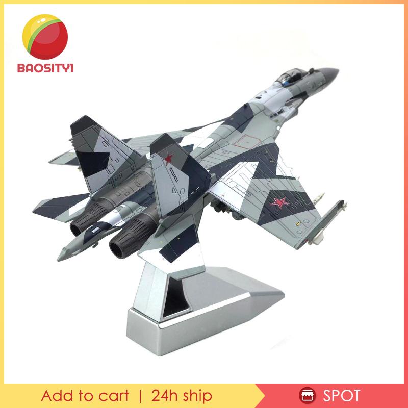 Mô Hình Máy Bay Chiến Đấu SU-35 Với Giá Đỡ Tỉ Lệ 1/100