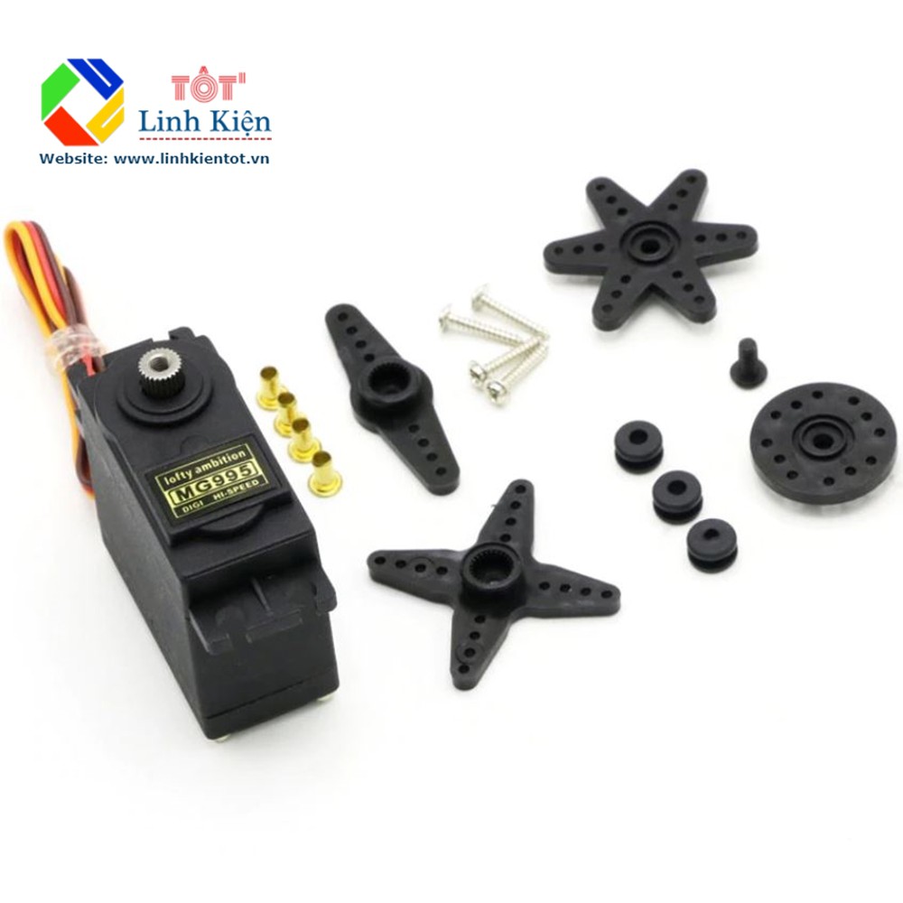 Động cơ Servo Mg995 360 độ - Motor MG995 high speed 360 độ