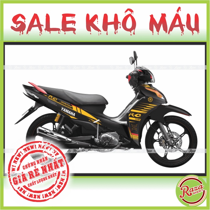 | SALE KHÔ MÁU | Tem trùm xe Jupiter - Decal PVC 5 Lớp Cao Cấp - Chống Thấm, Chống Phai Màu - Mã số: JUP 25