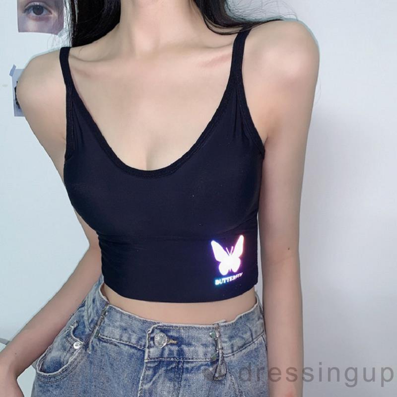 Áo Lót Không Gọng Màu Trơn Có Đệm Mút Thoải Mái Cho Nữ