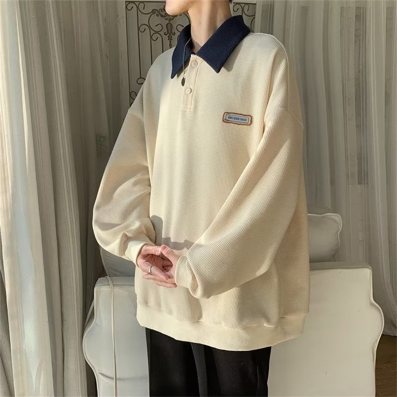 Áo Thun Polo Nam Dài Tay Plus Size Đơn Giản Thời Trang Dành Cho Và Nữ Bigsize Fashion Áo Thun Có Cổ Simple Unisex SweatShirt