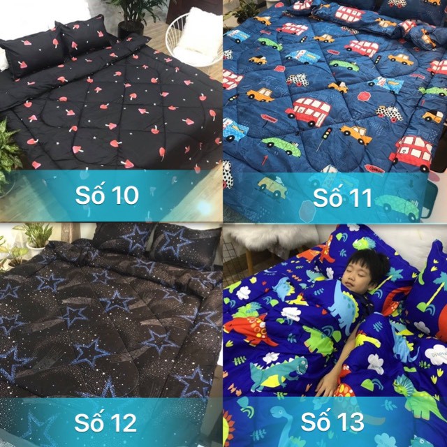 bộ chăn phao 5 món ga gối chăn phao cotton poly nhiều mẫu 2019( được chọn mẫu nhé Khách) | BigBuy360 - bigbuy360.vn