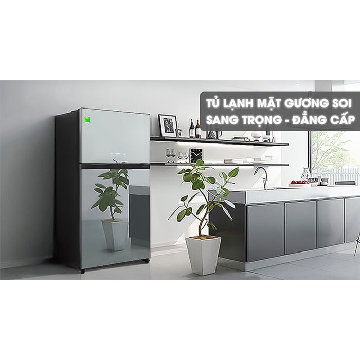 Tủ lạnh Toshiba 555 lít inverter GR-AG58VA  Xuất xứ Thái Lan- Hàng chính hãng