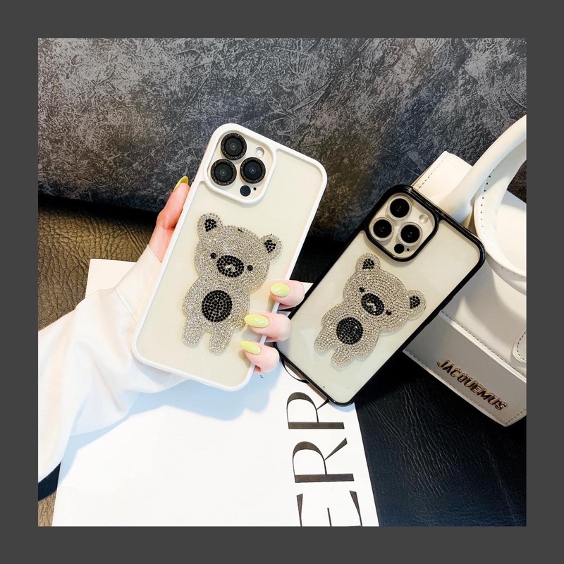 CASE GẤU ĐÍNH ĐÁ