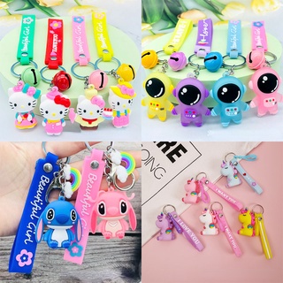 Móc Khóa Hình mickey / spaceman / Kỳ Lân Hoạt Hình Đáng Yêu