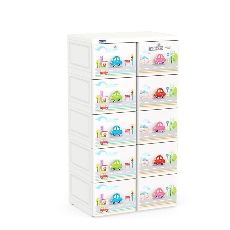 Tủ Nhựa DUY TÂN TABI-Kids Trắng