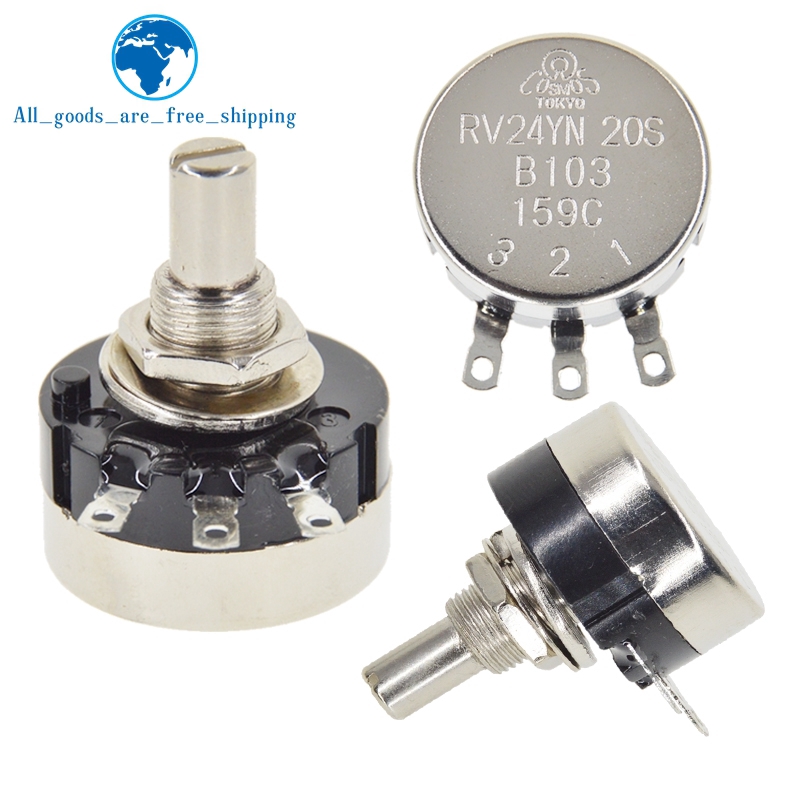 Chiết Áp Rv24Yn20S B201 B501 B102 B202 B502 B103 B203 B503 B104 B204 B254 B504 B105 500 Ohm 10k 20k 50k 100k 200k Ohm