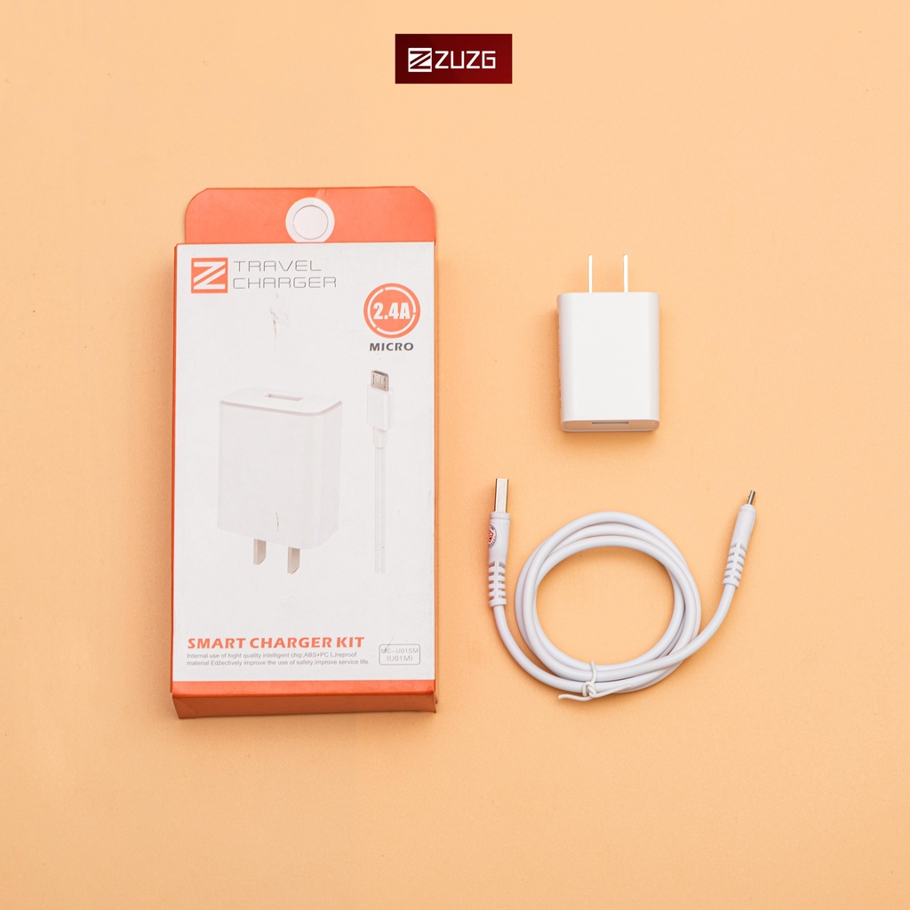 Bộ sạc tiêu chuẩn 5V-2A U01SI, U01SM, U01ST - Hàng chính hãng ZUZG