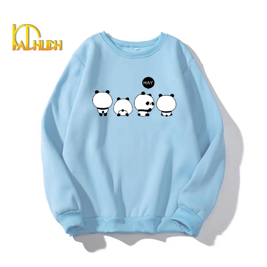 ÁO SWEATER UNISEX NAM NỮ  FORM RỘNG, CHẤT NỈ BÔNG DÀY DẶN CAO CẤP in HÌNH 4 CHÚ GẤU TRÚC