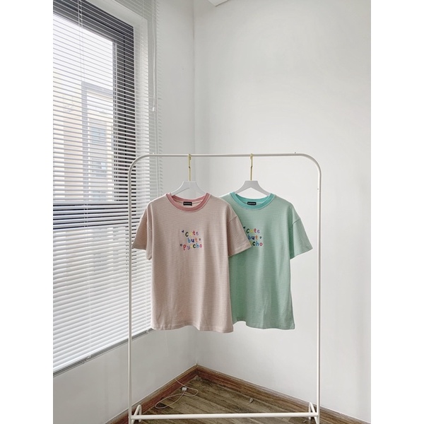 Sibling House - Áo thun form rộng thêu chữ PYSCHO TEE