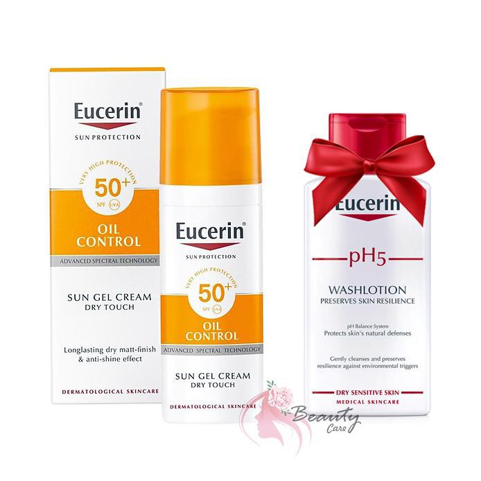 Eucerin Kem Chống Nắng Kiểm Soát Nhờn Sun Oil Control Dry Touch SPF50+ 50ml