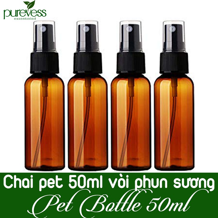 Chai xịt phun sương nhỏ gọn tiện lợi dễ bỏ túi hoặc giỏ xách 50ml PUREVESS