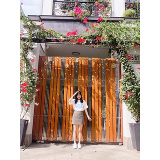 CHÂN VÁY CA RÔ HÀN QUỐC/ảnh thật