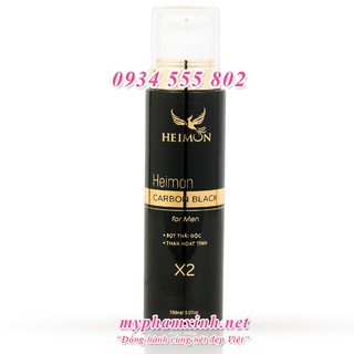 Bọt Thải Độc Da Heimon Carbon Black For Men