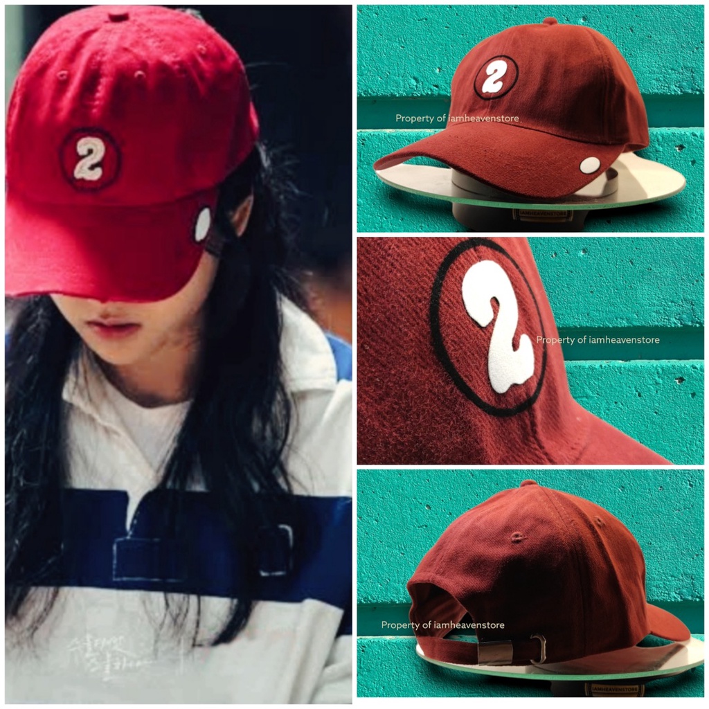 Mũ Lưỡi Trai Na Hee Do Kim Tae Ri In Twenty Five Twenty One Kdrama Drakor 2521 Số 2 Màu Đỏ Maroon