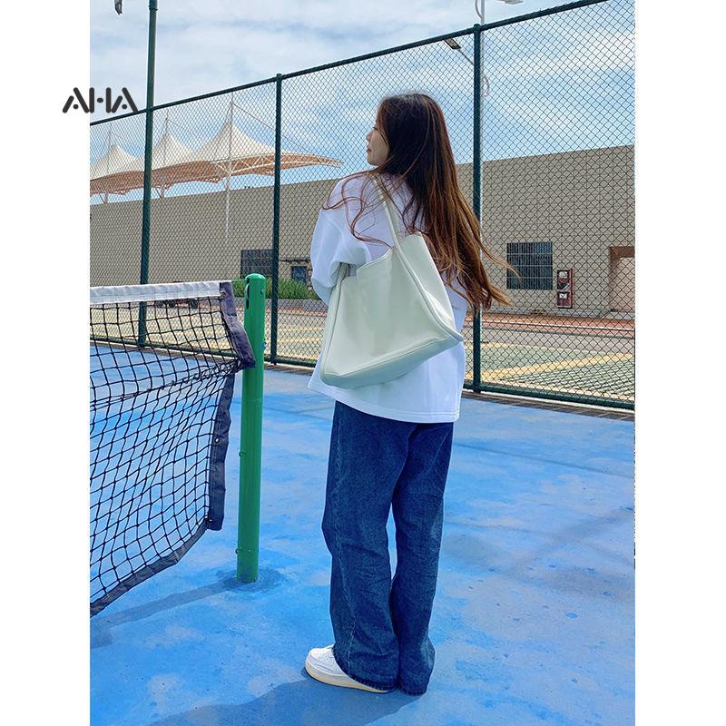 Túi tote AHA official cỡ lớn thiết kế đơn giản thời trang Hàn Quốc