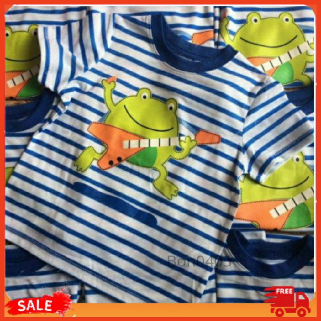 Áo Thun Ếch LITTLE ME Cute Cho Bé Trai Bé Gái 2 3 4 Tuổi.
