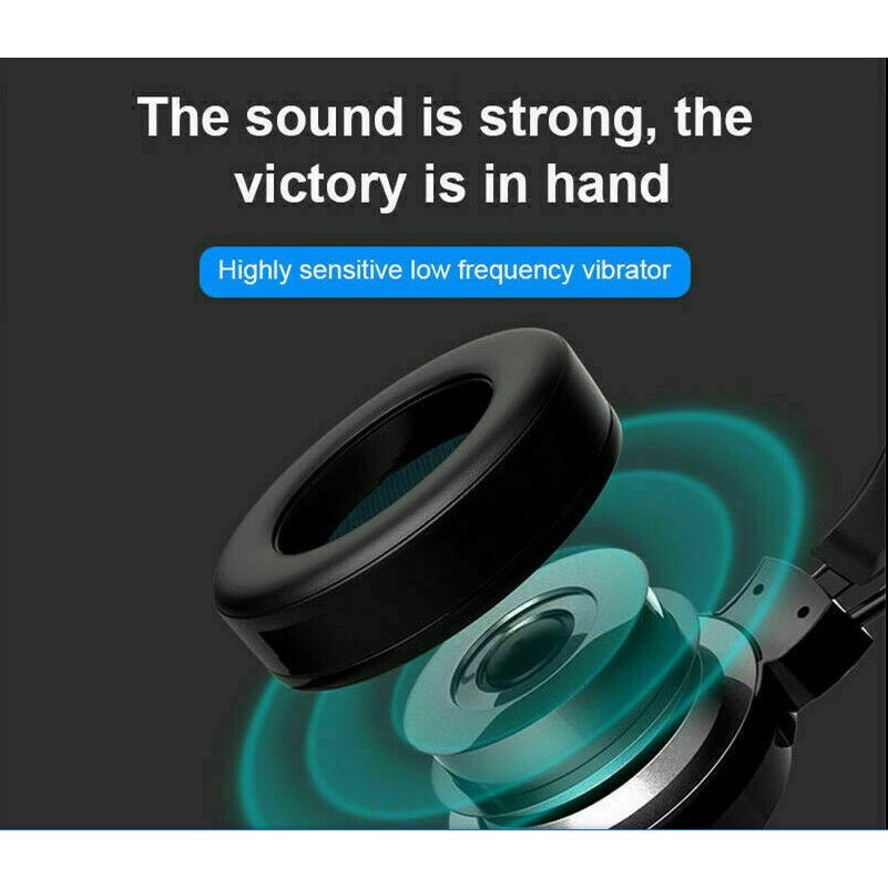 💥48H Đeo Không Đau Tai💥Tai nghe gaming có MIC, LED Headset Pro HS705 nghe siêu bass jack 3.5 cổng USB dùng cho PC/Laptop