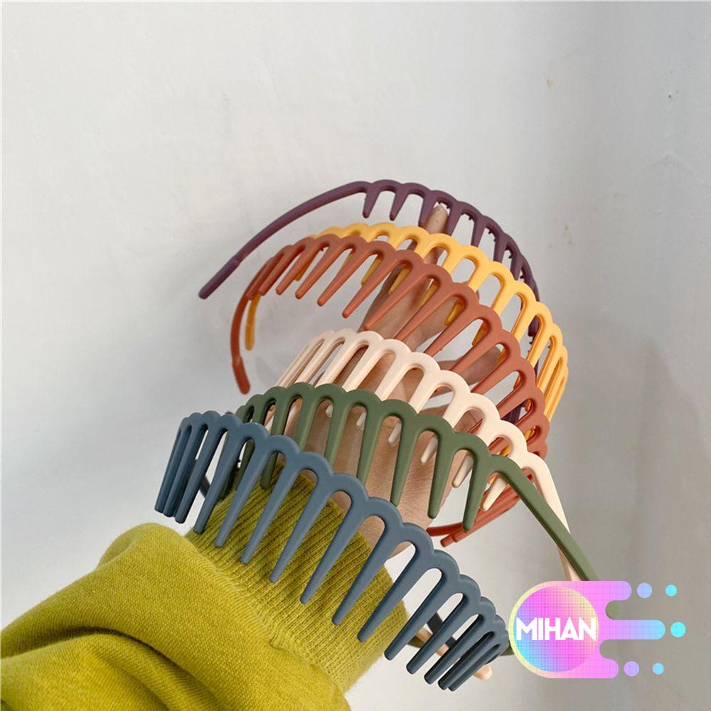 (Hàng Mới Về) Băng Đô Cài Tóc Màu Đen Đơn Giản Chống Trượt Nhiều Màu Sắc Dành Cho Nam Và Nữ Mihan1